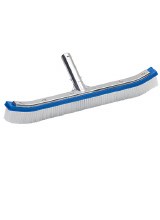 Ocean Blue 18" Curved Aluminum Wall Brush Nylon Bristles