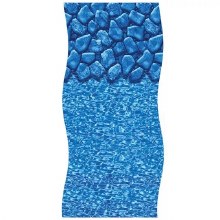 Swimline 12' X 20' X 48"/52" Overlap Boulder Swirl Liner Perma 25