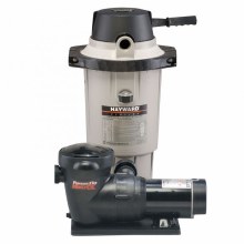 Hayward 20 sqft Perflex D.E. Filter w/ PowerFlo Matrix w/ Twistlock 1 HP Pump System