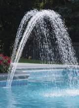 Ocean Blue Waterfall Fountain