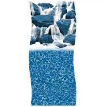 Swimline 15' X 30' X 48"/52" Overlap Waterfall Liner 20 mil