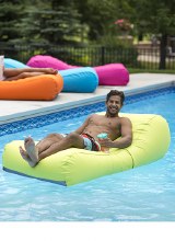 Ocean Blue Capri Inflatable Lounger Lime