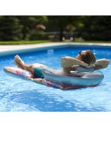 Ocean Blue Convertible Lounger 74"