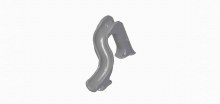 RIPTIDE SLIDE GREY LEFT W/LIGHT PACKAGE