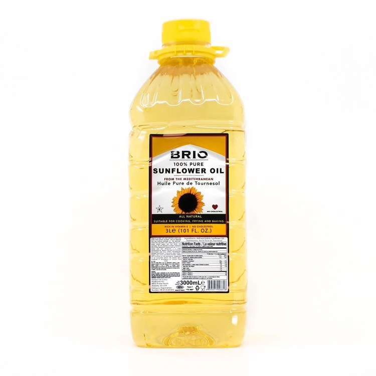 BRIO 100 % Pure Sun Flower Oil 3 Litre