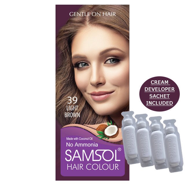 Samsol Light Brown Hair Color 50 ML