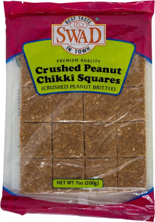 Swad Crushed Peanut Chikki Squares 200 G