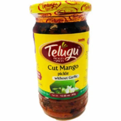 Telugu Cut Mango Pickle without Garlic 300 G