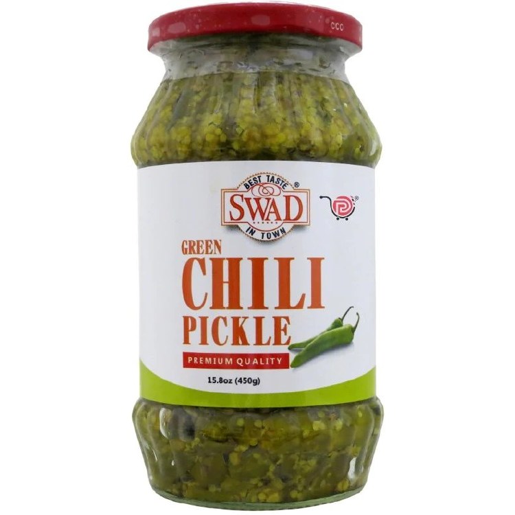 Swad Green Chilli Pickle 450g