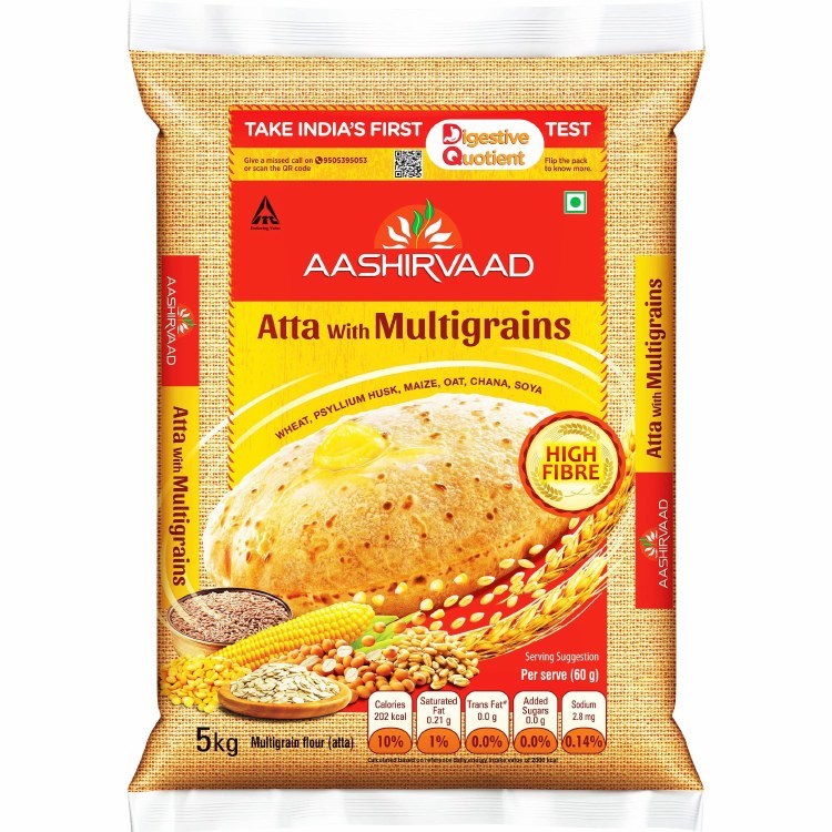 Aashirvaad Atta with Multigrains 10 Lbs