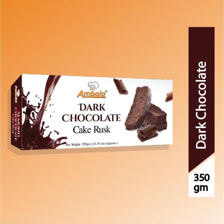 Ambala Dark Chocolate Cake Rusk 350 G