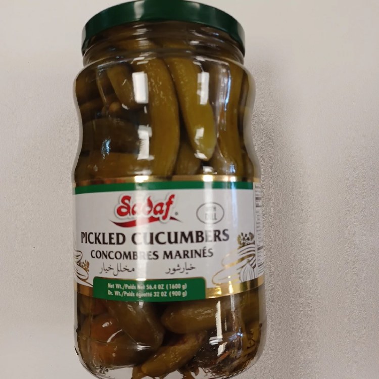 Sadaf Pickled Cucumbers With Dill 56.4 Oz