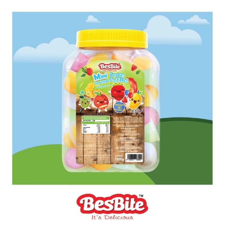Bestbite Mini Fruity Pudding Cup 1.5 Kg