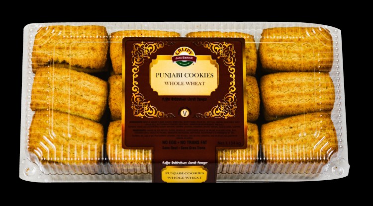 Crispy Punjabi Cookies Whole Wheat 2.2 Lbs