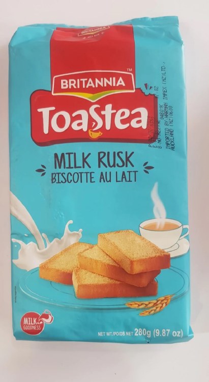 Britannia ToastTea Milk Rusk 280 G