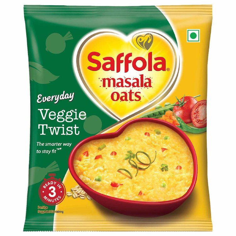 Saffola Masala Oats Veggie Twist 38 G