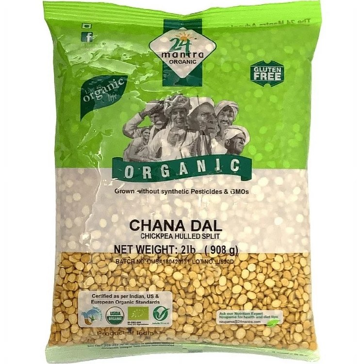 24 Mantra Organic Chana Dal 2 Lb