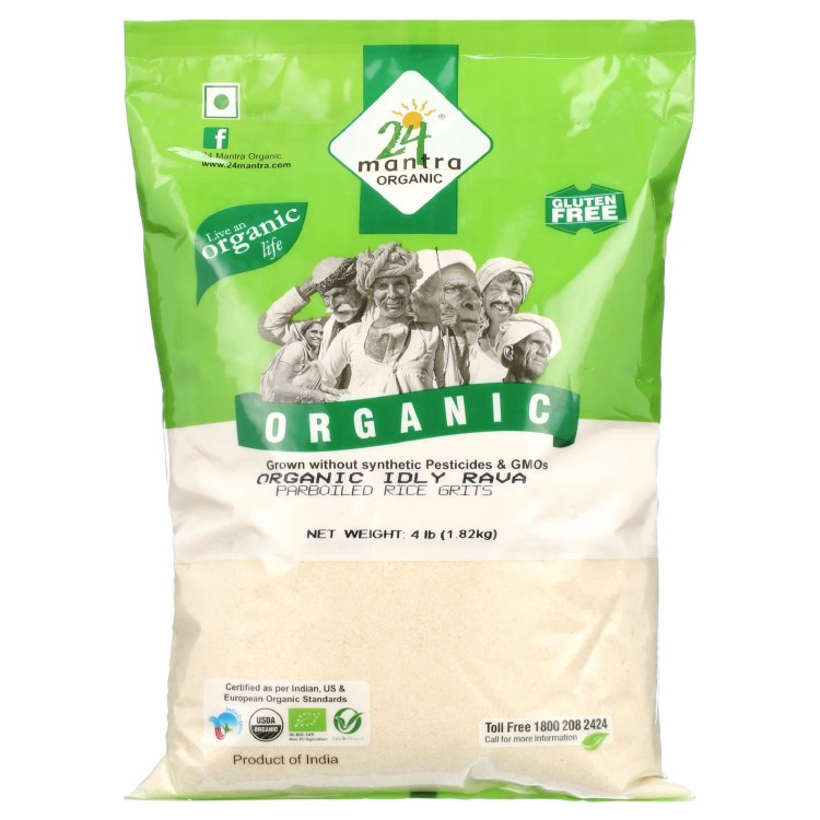 24 Mantra Organic Idly Rava 4 Lbs