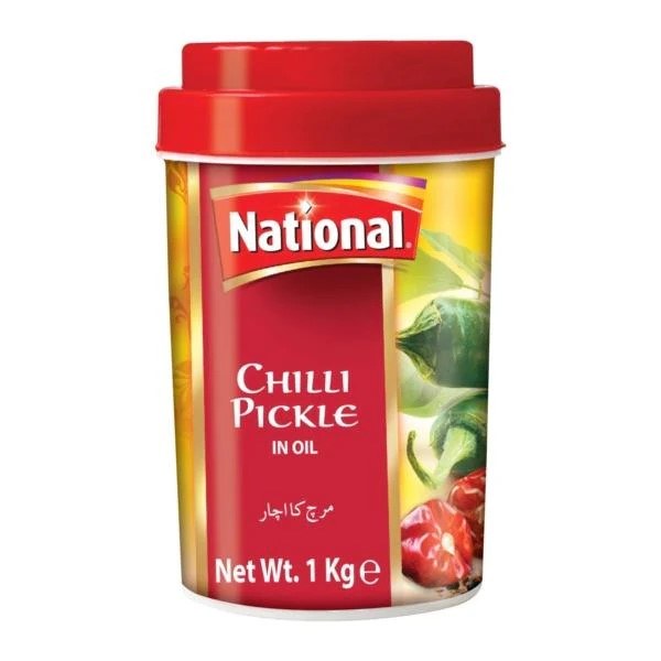 National Chilli Pickle In Oil 1 KG