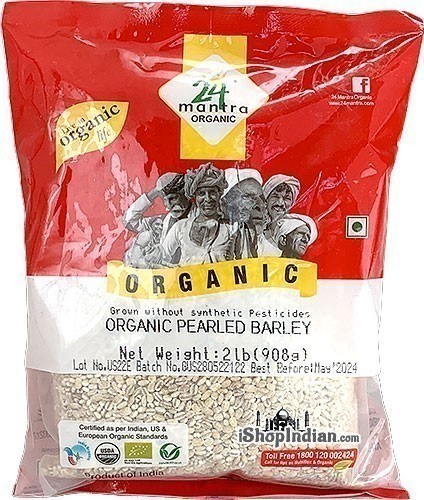 24 Mantra Organic Pearled Barley 2 Lbs