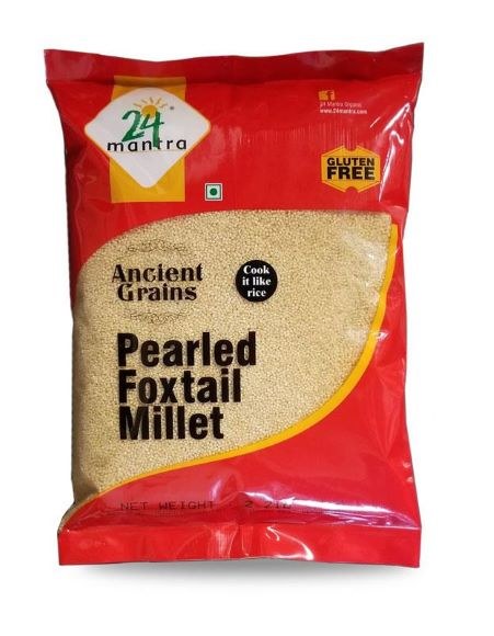 24 Mantra Organic Pearled Foxtail Millet 1 KG