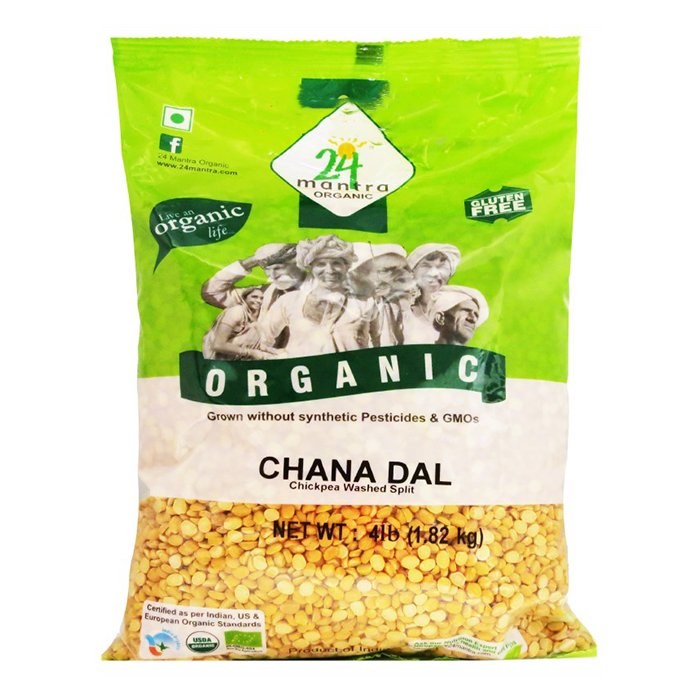 24 Mantra Organic Chana Dal 4 Lb