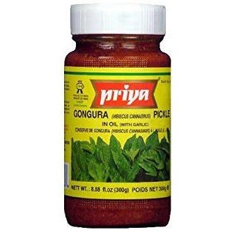 Priya Gongura Pickle With Garlic 300 G