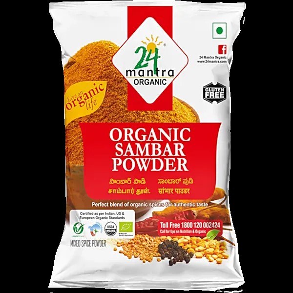 24 Mantra Organic Sambar Powder 3.5 Oz