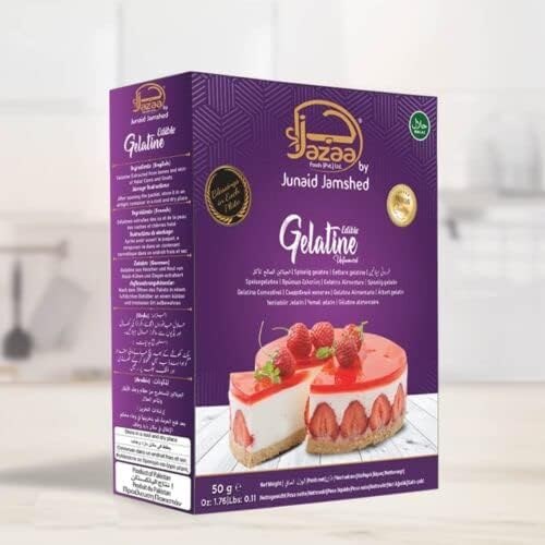 Jazaa Edible Gelatine Unflavoured 50 G