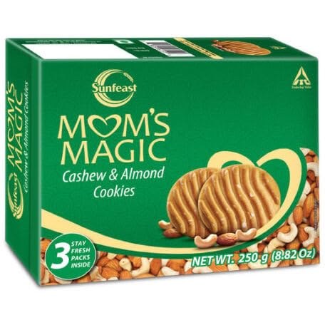 Sunfeast Mom's Magic Cashew & Almond Cookies 250 G