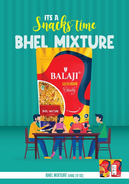 Balaji Bhel Mixture 340 G