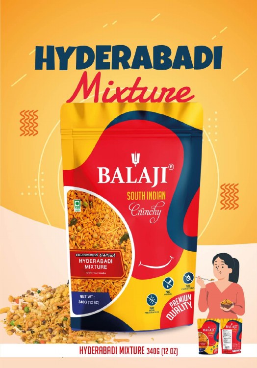 Balaji Hyderabadi Mixture 340 G