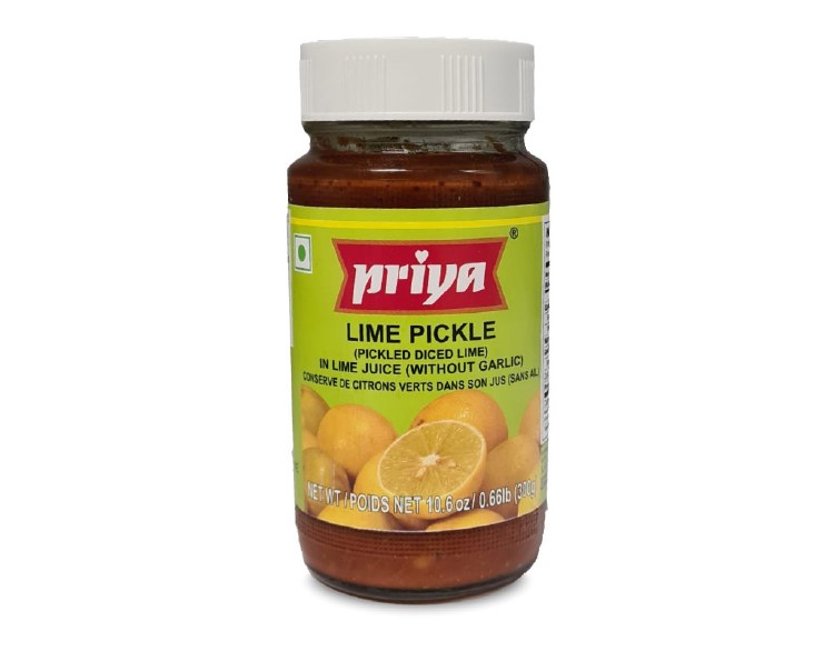 Priya Lime Pickle Without Garlic 300 G