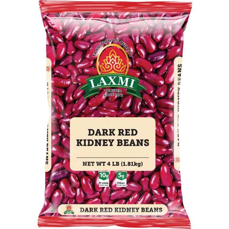 Laxmi Red Kidney Beans Dark 4 Lb