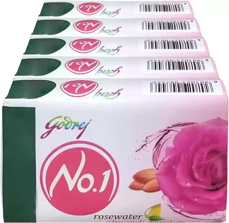 Godrej No.1 Soap 100 G * 4 Pieces (+1Free)