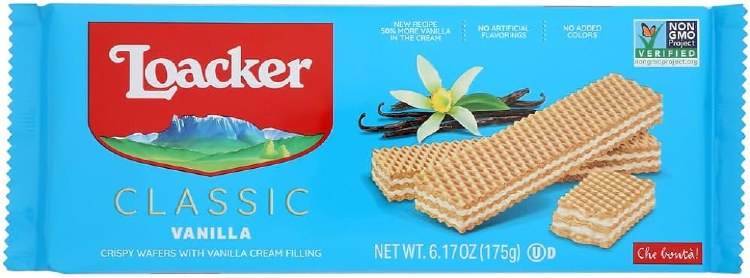 Loacker Classic Vanilla Wafer 175 G