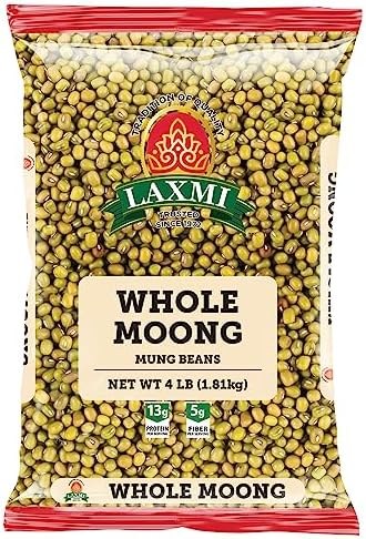 Laxmi Whole Moong Bold 4 Lbs