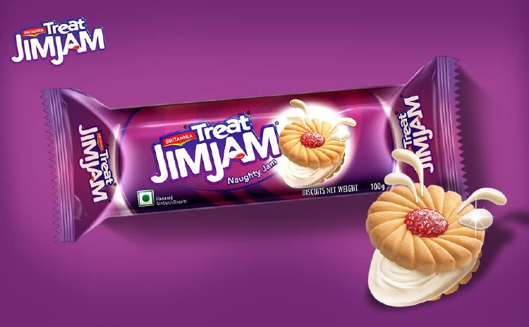 Britannia Jim Jam Cookies 100 G