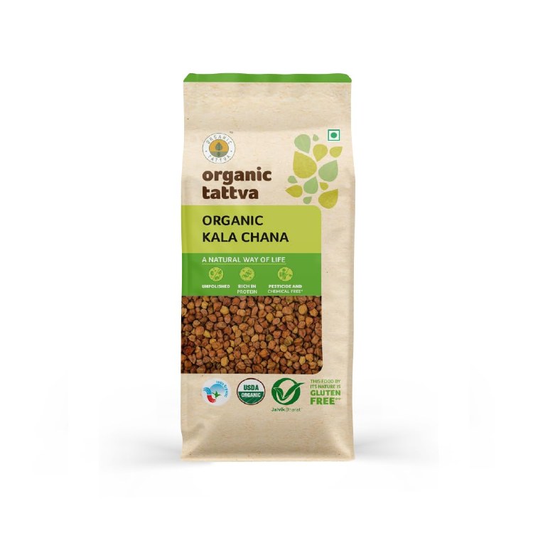 Organic Tattva Kala Chana 4 Lbs