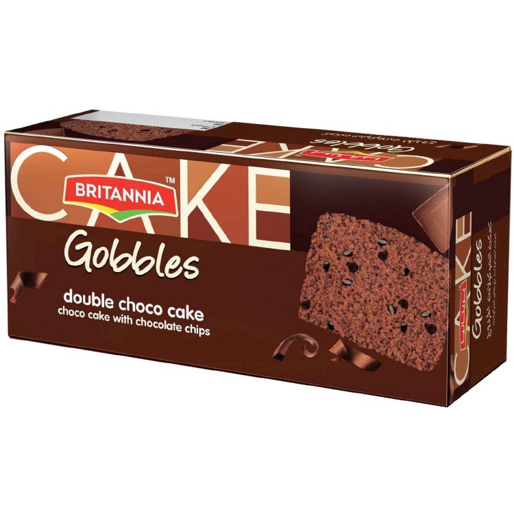 Britannia Gobbles Double Choco Cake 250 G
