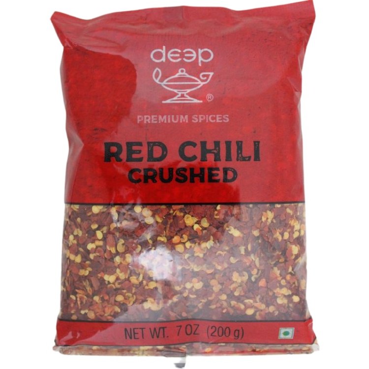 Deep Red Chilli Crushed 200 G
