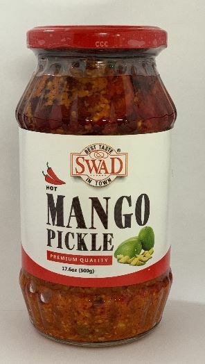 Swad Mango Pickle (Hot) 500g