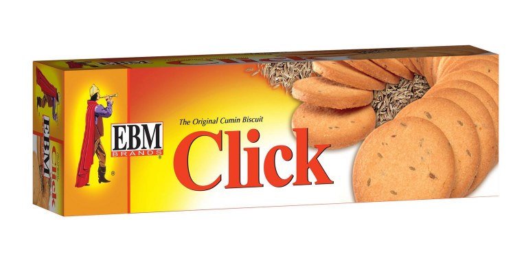 EBM Click The Original Cumin Biscuits 113 G
