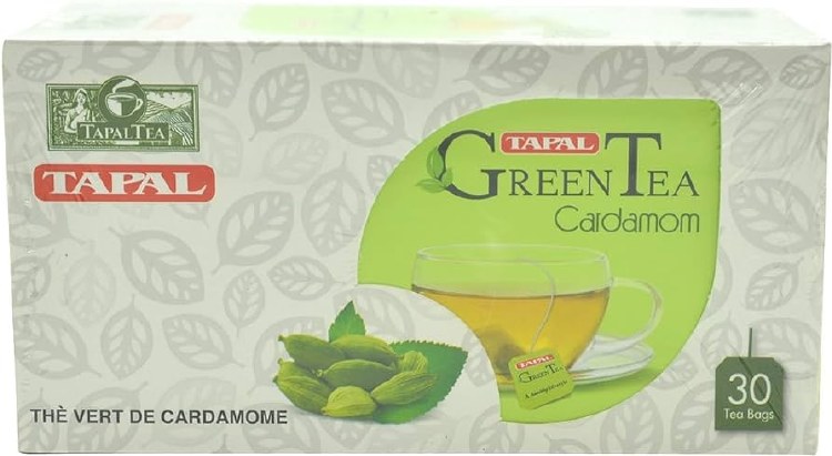 Tapal Green Tea Bags Cardamom 45 G