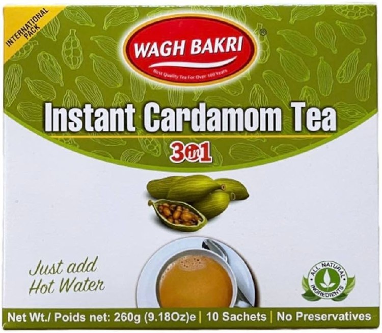 Wagh Bakri Instant Cardamom Tea 260g