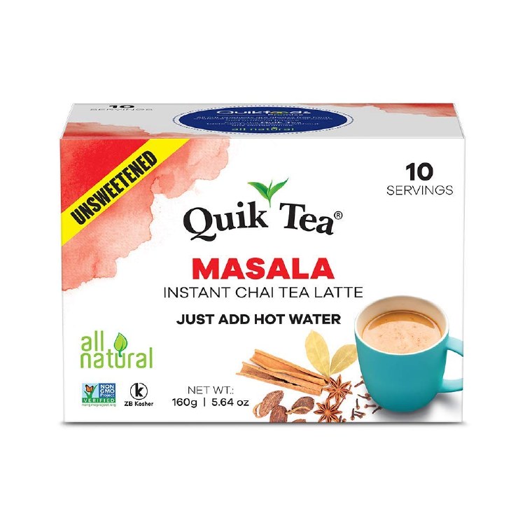 Quik Tea Unsweetened Masala Instant Chai 160 G