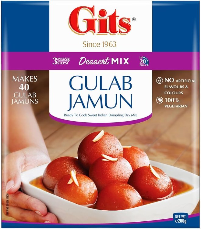 Gits Gulab Jamun Mix 200 G