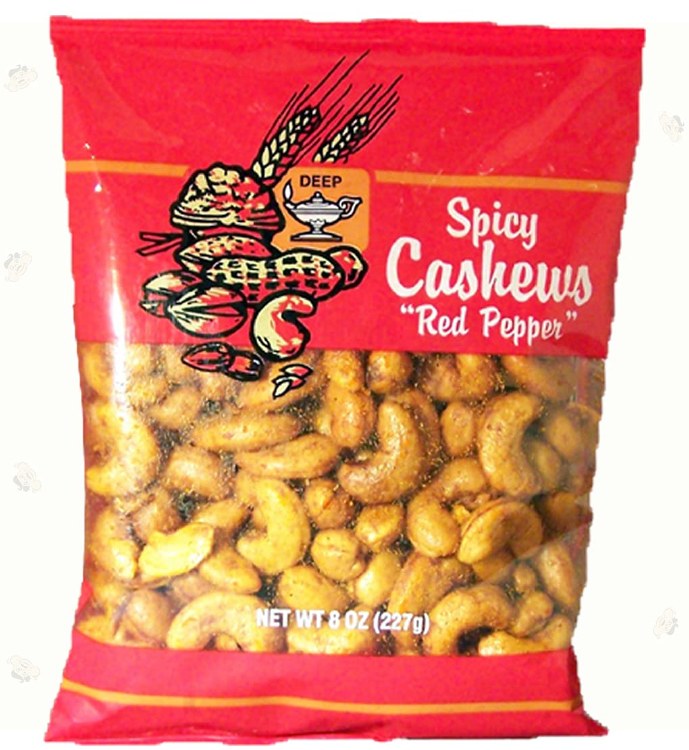 Deep Spicy Cashews 227 G