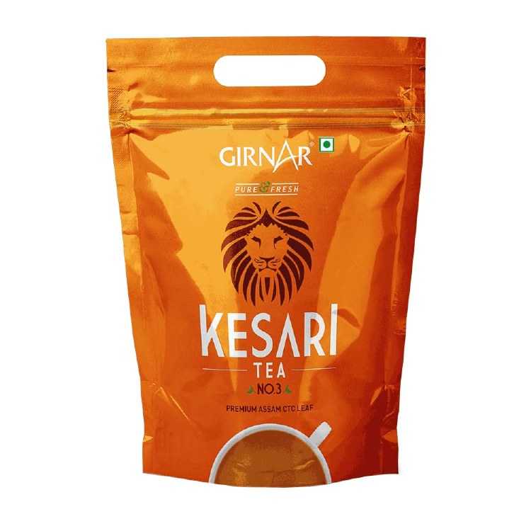 Girnar KESARI Tea No.3 Premium Assam CTC Leaf 2 Lbs