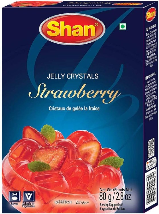 Shan Strawberry Jelly Crystals 80 G